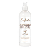 Sheamoisture Daily Hydration Lotion bottle front offers hydration for all skin types.