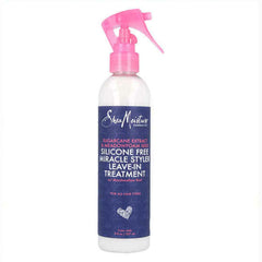 SheaMoisture envase de 237 ml para cabello seco con acabado suave.