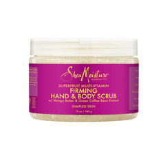 SheaMoisture exfoliante para manos y cuerpo con SuperFruit, suaviza la piel.