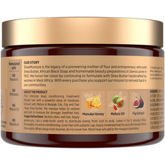 Ingredientes clave: miel Manuka y Mafura que nutren y suavizan el cabello.