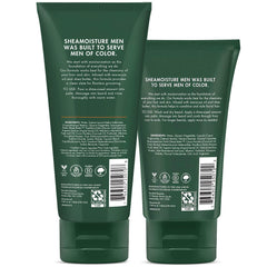 Jabón para barba SheaMoisture limpia suavemente para una barba nutrida.