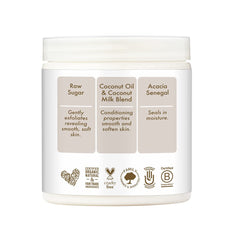 SheaMoisture leche de coco, hidratación suave para la piel.