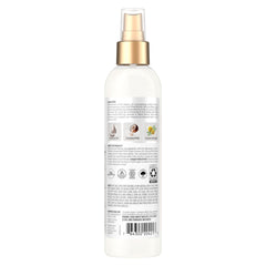 Textura cremosa del acondicionador sin enjuague para cabello, fácil de aplicar.