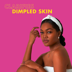 Sheamoisture exfoliante, textura cremosa que revitaliza piel seca.