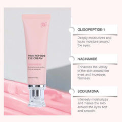 Sheghy PDRN Pink Peptide Eye Serum: envase elegante y práctico.