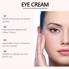 Sheghy PDRN Pink Peptide Eye Serum: textura rosada que hidrata la mirada.