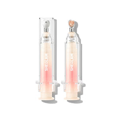 SHEGLAM Booster Shine con boquilla metálica para aplicación precisa y acabado uniforme.