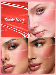 SHEGLAM Color Bloom Candy Apple cobertura ligera para un look natural.