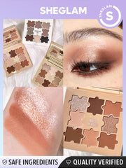 SHEGLAM Paleta de sombras con diseño rompecabezas para combinaciones únicas