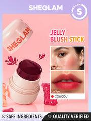 SHEGLAM Jelly-Licious color fruta jelly para labios y mejillas con apariencia veraniega.