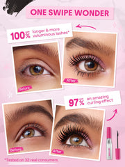 SHEGLAM Lashlighter: infusión de péptidos y jojoba para nutrir pestañas.