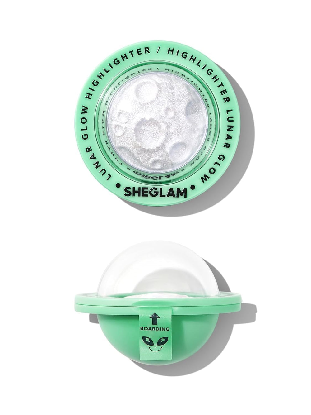 SHEGLAM iluminador Brillo de luna: textura cremosa para un acabado suave.