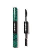 SHEGLAM Mascara 2 en 1 con aplicador curvo para definición precisa