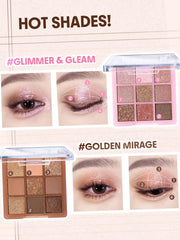 SHEGLAM Acabados mate y brillo para looks versátiles.