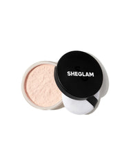 SHEGLAM polvo suelto para controlar grasa con acabado ligero.