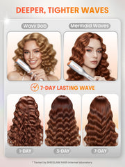 SHEGLAM Waver tecnología iónica y cerámica que reduce estática y aporta brillo