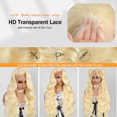 ShengCai 613, nudo blanqueado con baby hair para acabado natural.