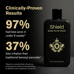 Shield-application-doigt-massage, utilisation douce sur la peau.