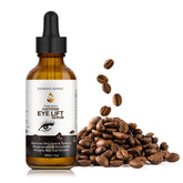 SHIFAKOU Caffeine Eye Serum en bote con aplicador para reducir la hinchazón de ojos.