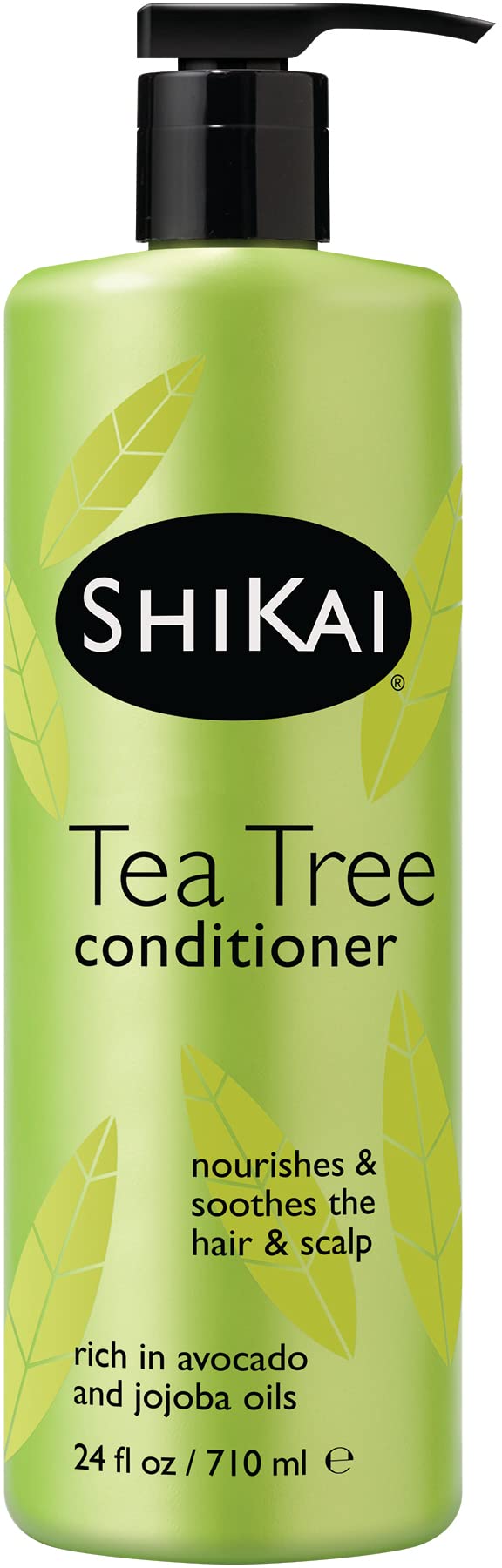 Shi Kai Tea Tree Conditioner, botella de 24 oz, revitaliza cabello y cuero cabelludo.