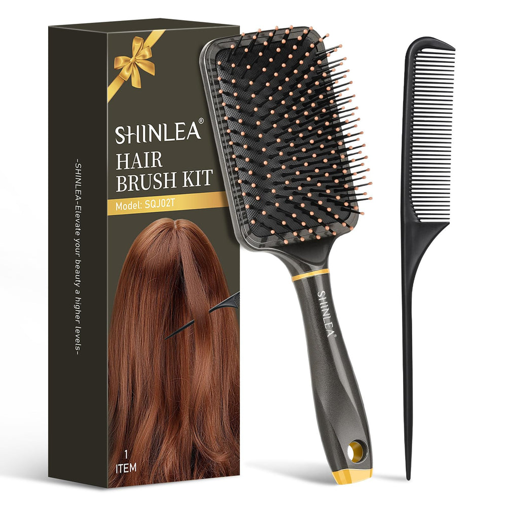 SHINLEA cepillo de pala secado rápido para un peinado más ágil.