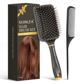 SHINLEA cepillo de pala secado rápido para un peinado más ágil.
