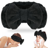 Shintop diadema spa con forro polar suave y lazo para cabello fuera del rostro.
