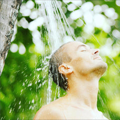 Shower Bouquet lufa exfoliante de malla suave para exfoliación diaria.