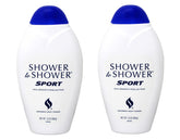 Shower To Shower Sport polvo absorbente en frasco, mantiene la piel seca y fresca.