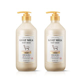SHOWERMATE botella frontal con leche de cabra y Manuka: hidratación suave diaria.