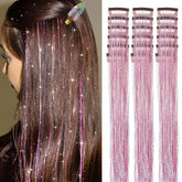 ShowJarlly mechitas rosa con resortes, listo para realzar cualquier peinado