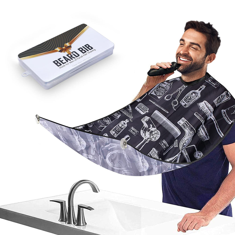 Showvigor bib de barba ajustable para un ajuste cómodo alrededor del cuello