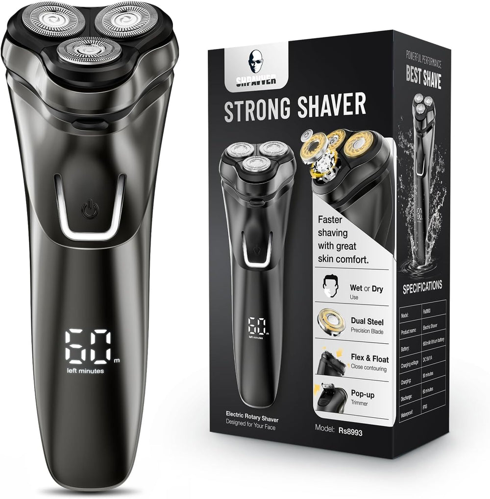 SHPAVVER afilado-rotor-4d-flex: afeitado cercano y cómodo con flexión de precisión