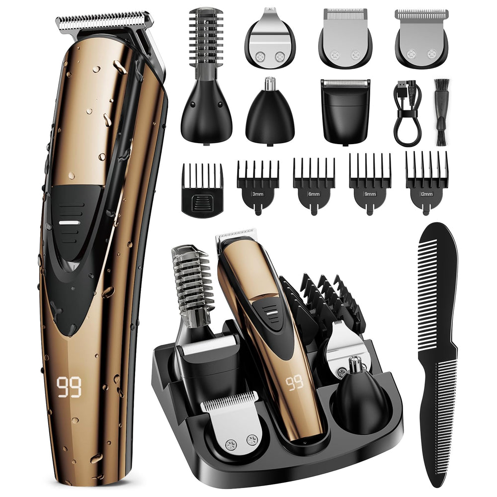SHPAVVER recortadora de barba profesional con cabezal desmontable para un afeitado preciso.