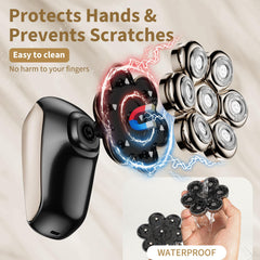 SHPAVVER set de puntas para cabeza, cambio sencillo para acabado suave