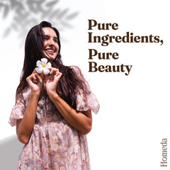 Polvo de reetha de Shudh Online para purificar cuero cabelludo.