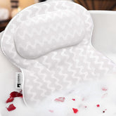 Sierra Concepts: almohada de baño ergonómica para cuello y hombros, confort durante el baño.