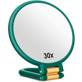 Espejo Sifolo de doble cara con 1x y 30x para detalle fino en maquillaje.