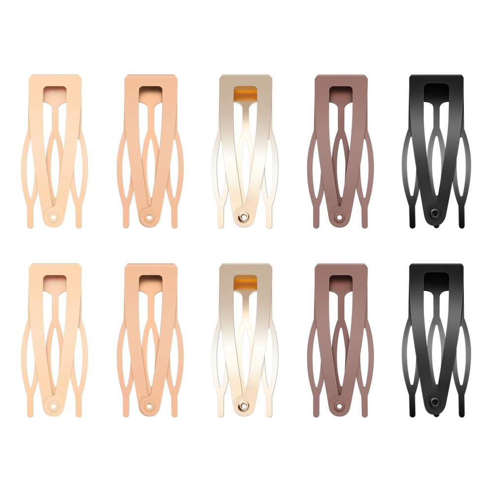 Sightor pinzas dobles para cabello negro, sujeción estable para peinados diarios.