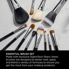 Sigma Beauty pinceles para rostro y ojos con difuminado uniforme.