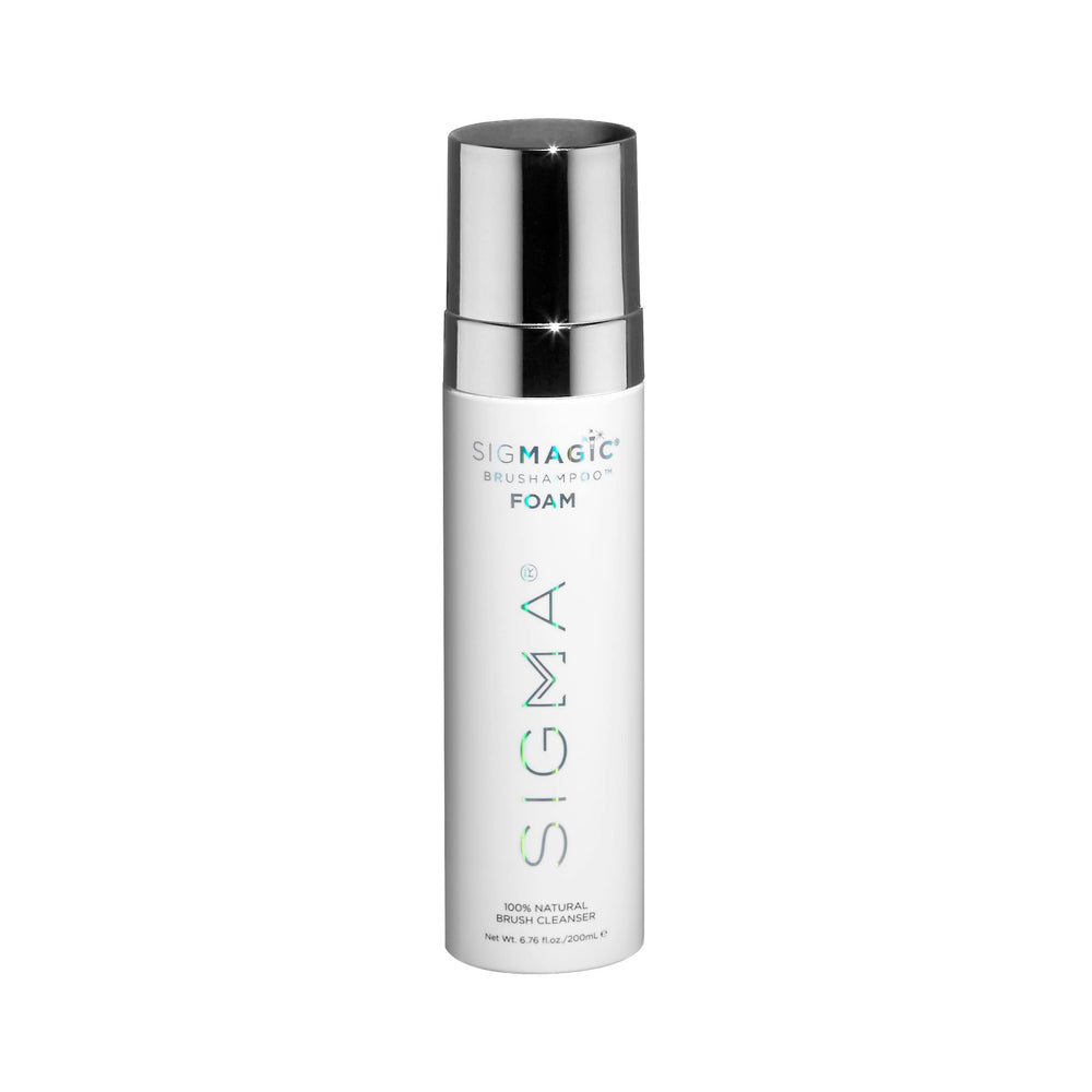 Sigma Beauty Sigmagic: frasco con espuma limpiadora para pinceles, limpieza suave y eficaz
