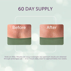 Silc Skin Decollette Pad application guide shows easy placement and layering.