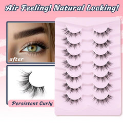 Pestañas Siligli 3D volumen natural con estructura cruzada.