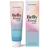 SILKDERMIS B Flat Belly Firming Cream sobre abdomen para firmeza y elasticidad de la piel.