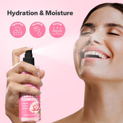 SilkySecret ingredientes de rosas orgánicas para cuidado suave de la piel
