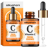 Envase compacto de SilkyShark Vitamina C Serum para uso diario