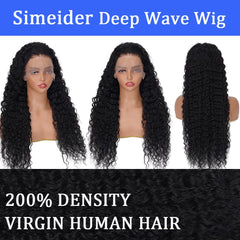 Peluca Simeider talla ajustable 21.5-23.5 pulgadas, ajuste seguro y cómodo.
