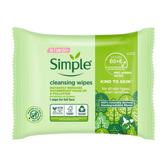 Simple Kind To Skin 25: toallita suave para piel sensible sin irritación
