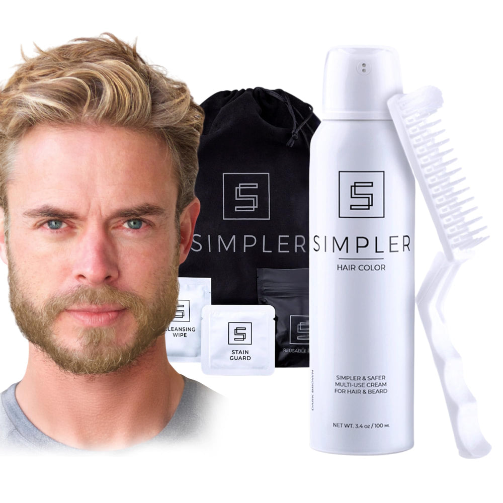 SIMPLER HAIR COLOR: bote-aplicacion para cobertura uniforme.