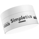 Simpletics arcilla para cabello, botella vainilla con aroma suave para estructura natural.